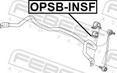 Febest OPSB-INSF - Втулка, стабілізатор autozip.com.ua