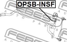 Febest OPSB-INSF - Втулка, стабілізатор autozip.com.ua