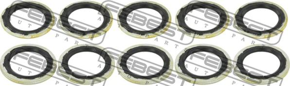 Febest RINGAH-019-PCS10 - Seal Ring, air conditioning system line autozip.com.ua