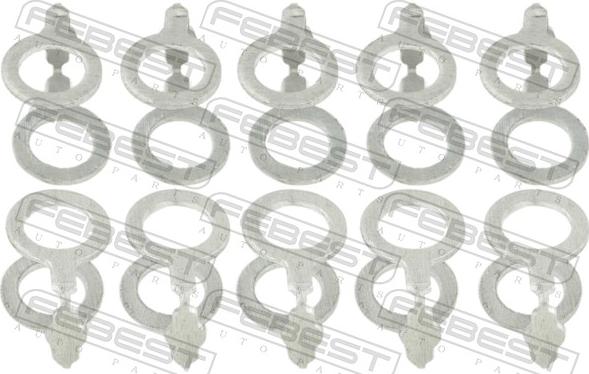Febest RINGFL-007-PCS10 - Кільце ущільнювача, клапанна форсунка autozip.com.ua