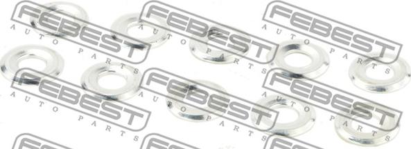 Febest RINGFL-016-PCS10 - Комплект кілець ущільнювачів, клапанна форсунка autozip.com.ua