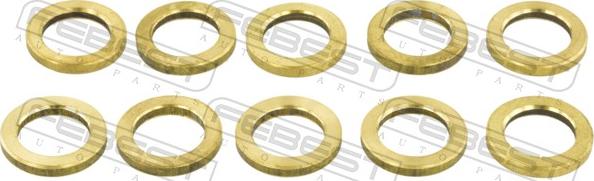 Febest RINGFL-025-PCS10 - Кільце ущільнювача, клапанна форсунка autozip.com.ua