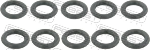 Febest RINGOL-040-PCS10 - Кільце ущільнювача, нарізна пробка мастилозливного отвору autozip.com.ua