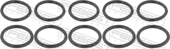 Febest RINGOL-027-PCS10 - Кільце ущільнювача, нарізна пробка мастилозливного отвору autozip.com.ua