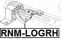 Febest RNM-LOGRH - Подушка, підвіска двигуна autozip.com.ua