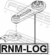 Febest RNM-LOG - Подушка, підвіска двигуна autozip.com.ua