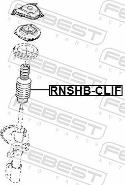 Febest RNSHB-CLIF - Відбійник, буфер амортизатора autozip.com.ua