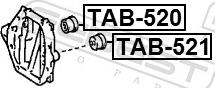 Febest TAB-521 - Сайлентблок стійки, амортизатора autozip.com.ua
