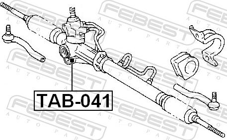 Febest TAB-041 - Підвіска, кермове управління autozip.com.ua