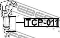 Febest TCP-011 - Вилка, котушка запалювання autozip.com.ua