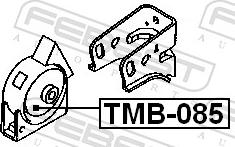 Febest TMB-085 - Подушка, підвіска двигуна autozip.com.ua