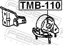 Febest TMB-110 - Подушка, підвіска двигуна autozip.com.ua