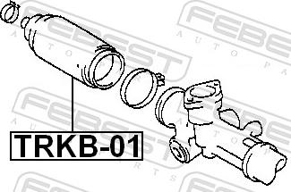 Febest TRKB-01 - Пильник, рульове управління autozip.com.ua