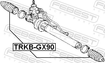 Febest TRKB-GX90 - Пильник, рульове управління autozip.com.ua