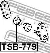 Febest TSB-779 - Втулка, листова ресора autozip.com.ua