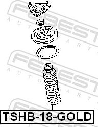 Febest TSHB-18-GOLD - Пильник амортизатора, захисний ковпак autozip.com.ua