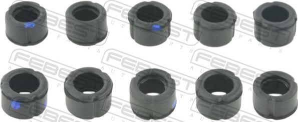 Febest TT-CU2W-PCS10 - Комплект приладдя, гальм autozip.com.ua