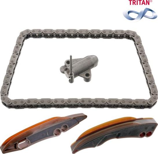 FEBI Bilstein 49520 - Комплект ланцюга приводу распредвала autozip.com.ua