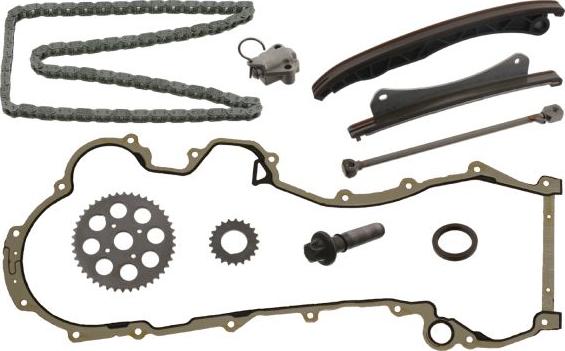 FEBI Bilstein 49722 - Комплект ланцюга приводу распредвала autozip.com.ua