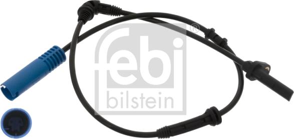 Febi Bilstein 46593 - Датчик ABS, частота обертання колеса autozip.com.ua