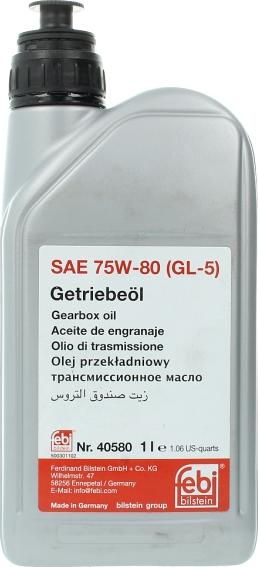 FEBI Bilstein 40580 - Трансмісійне масло autozip.com.ua