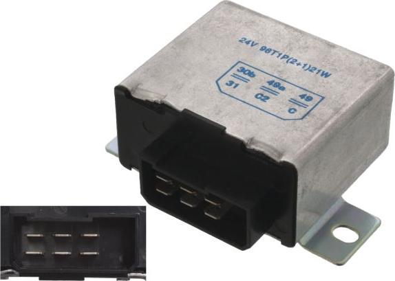 FEBI Bilstein 43748 - Переривник покажчиків повороту autozip.com.ua