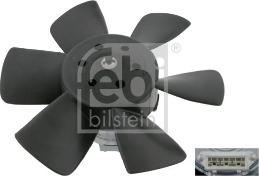 Febi Bilstein 06990 - Вентилятор, охолодження двигуна autozip.com.ua