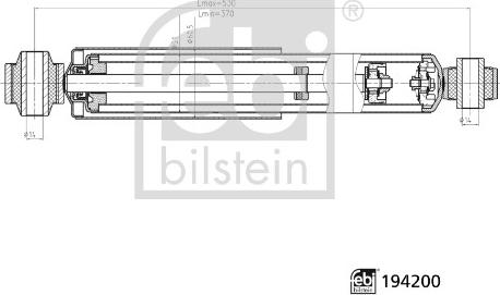 FEBI Bilstein 194200 - Амортизатор autozip.com.ua