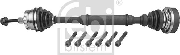 FEBI Bilstein 193705 - Приводний вал autozip.com.ua