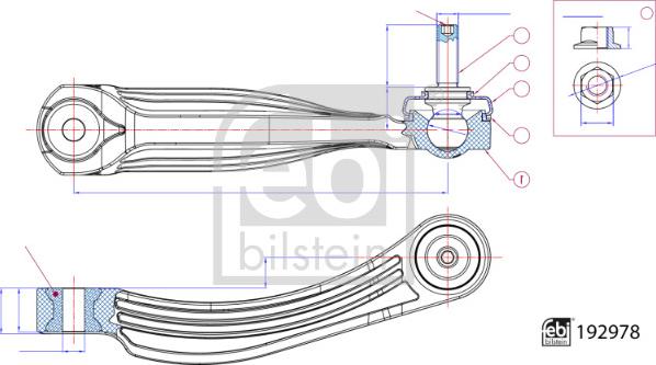 FEBI Bilstein 192978 - Тяга / стійка, стабілізатор autozip.com.ua
