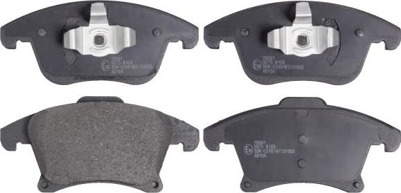 FEBI Bilstein 16941 - Гальмівні колодки, дискові гальма autozip.com.ua