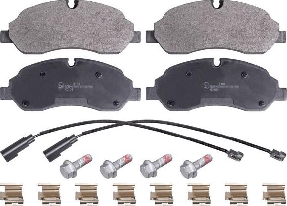FEBI Bilstein 16955 - Гальмівні колодки, дискові гальма autozip.com.ua