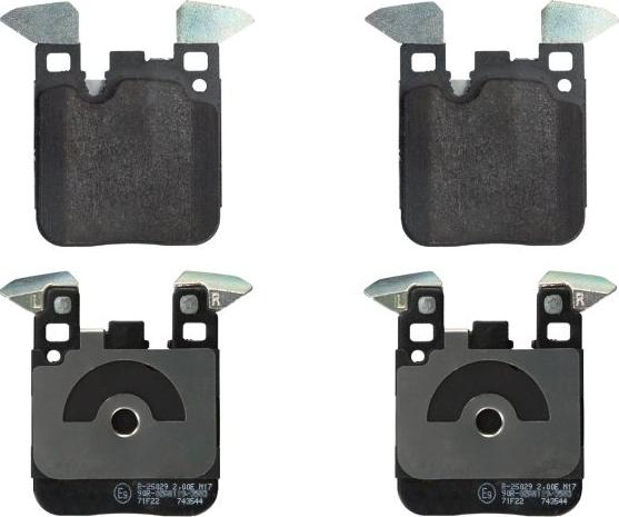 FEBI Bilstein 16909 - Гальмівні колодки, дискові гальма autozip.com.ua
