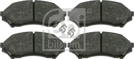 Febi Bilstein 16498 - Гальмівні колодки, дискові гальма autozip.com.ua
