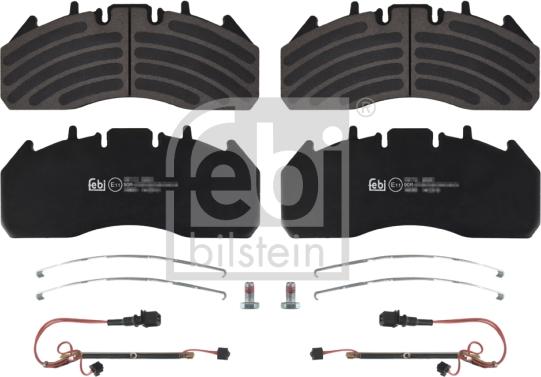 Febi Bilstein 16690 - Гальмівні колодки, дискові гальма autozip.com.ua