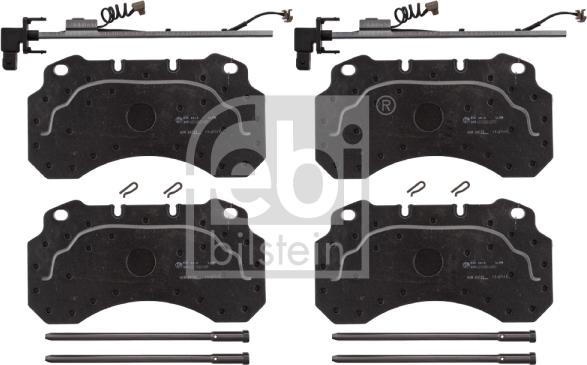 Febi Bilstein 16685 - Гальмівні колодки, дискові гальма autozip.com.ua