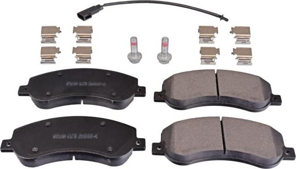 FEBI Bilstein 16637 - Гальмівні колодки, дискові гальма autozip.com.ua