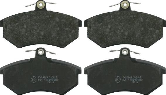 FEBI Bilstein 16078 - Гальмівні колодки, дискові гальма autozip.com.ua