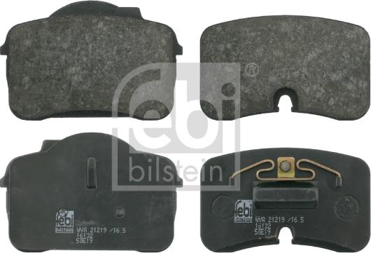 Febi Bilstein 16132 - Гальмівні колодки, дискові гальма autozip.com.ua