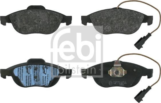 Febi Bilstein 16293 - Гальмівні колодки, дискові гальма autozip.com.ua