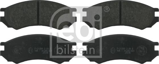 Febi Bilstein 16268 - Гальмівні колодки, дискові гальма autozip.com.ua