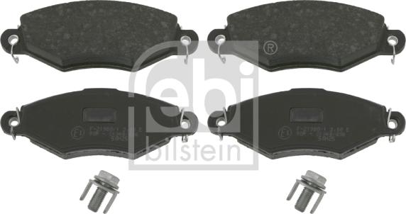 Febi Bilstein 16226 - Гальмівні колодки, дискові гальма autozip.com.ua