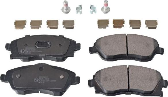 FEBI Bilstein 16748 - Гальмівні колодки, дискові гальма autozip.com.ua
