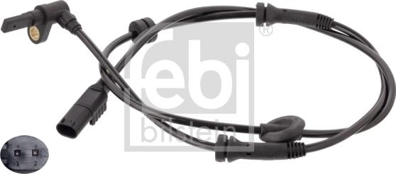 Febi Bilstein 106083 - Датчик ABS, частота обертання колеса autozip.com.ua