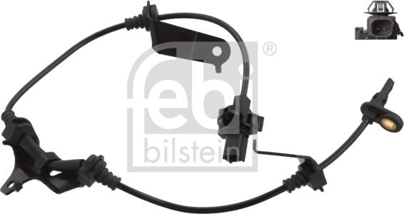 Febi Bilstein 106345 - Датчик ABS, частота обертання колеса autozip.com.ua