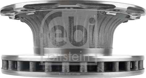 Febi Bilstein 106340 - Гальмівний диск autozip.com.ua