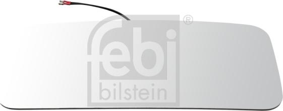 Febi Bilstein 100885 - Дзеркальне скло, зовнішнє дзеркало autozip.com.ua