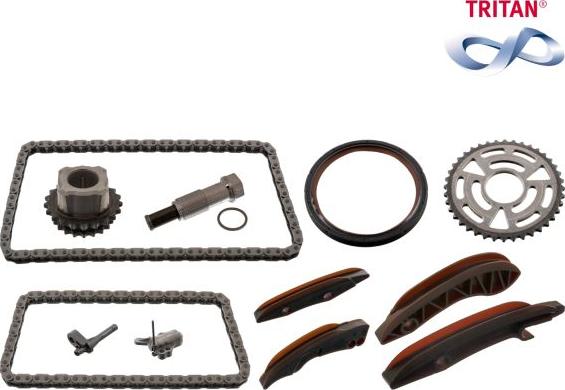FEBI Bilstein 102040 - Комплект ланцюга приводу распредвала autozip.com.ua