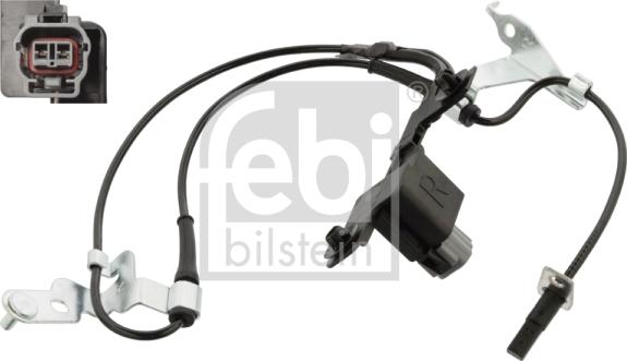 Febi Bilstein 107182 - Датчик ABS, частота обертання колеса autozip.com.ua