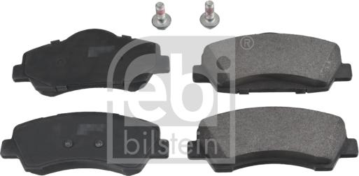 Febi Bilstein 116424 - Гальмівні колодки, дискові гальма autozip.com.ua